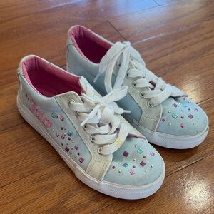 Juicy Couture Light Blue and Pink Studded Girls' Sneakers